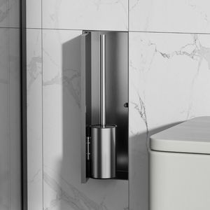 Saniclear - Hide - Inbouw Toiletborstel - RVS - Betegelbaar