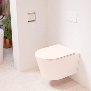 Mondiaz - Lavie - Toiletpot - Rozee - Randloos met Softclose Zitting