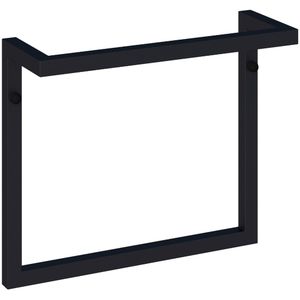Sapho Hang handdoekhouder voor wastafel mat zwart 56cm