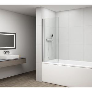 Polysan - Rota - Draaibare Badwand - Chroom - 65x150cm