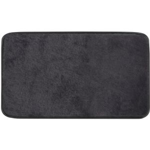 Spirella Badmat, badmat, douchemat, microvezel, hoogpolig | pluizig | antislip, geschikt voor vloerverwarming, 80 x 150 cm, wit