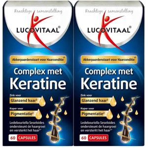 Lucovitaal - Complex met Keratine - 60 Capsules - Voor Haarconditie