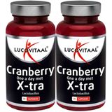 2x Lucovitaal Cranberry X-tra 30 capsules