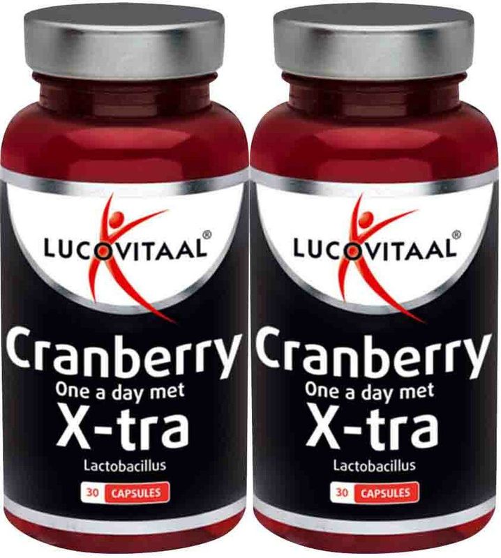 2x Lucovitaal Cranberry X-tra 30 capsules