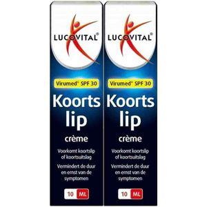 2x Lucovitaal Koortslipcreme 10 ml