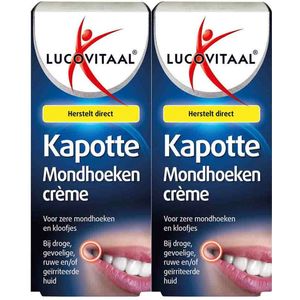 Lucovitaal - Kapotte Mondhoeken Creme - 2 x 15 ml