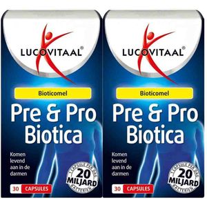 2x Lucovitaal Pre & Probiotica 30 capsules