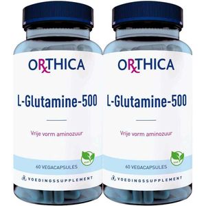 Orthica - L Glutamine - Supplement - 500 mg - Vegacapsules