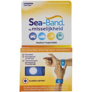 Sea Band - Polsband Bij Misselijkheid - Blauw - 6x