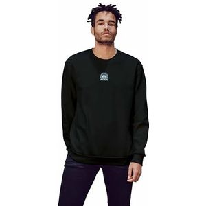 Green Fish Sweatshirt voor heren, Zwart, XL