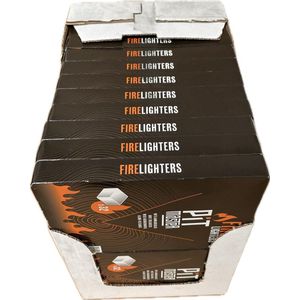 Pitmaster Witte Aanmaakblokjes 32 stuks Paraffine - omdoos van 24 pakjes - voordeelverpakking