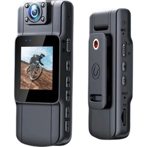 ALLGoods. Bodycam – Spy Cam FullHD 1080/30fps – Spy Camera met Mini SD Kaart 32GB – Verborgen Camera – Spycams met Handleiding – Professionele Spycam - Zwart