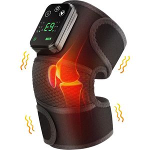 Massage Apparaat - Massage - Knie Massage Apparaat - Gewrichtsmassage - Schouder massage - Knie massage - Elleboog Massage - Draadloos -3 in 1 - Zwart