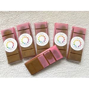 Linden - Snapbar wax melts waxmelt geur PEONY & BLUSH SUEDE - handgemaakt - 100% sojawax - aromatic - voor geurbrander - huisparfum -