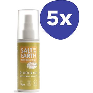 Salt of the Earth Neroli & Orange Blossom Deodorant Spray (5x 100ml)