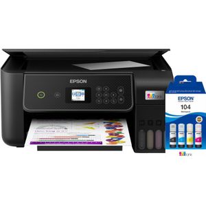 Epson EcoTank ET-2871 - All-in-One Printer - Inclusief 1 Set Extra Inktflesjes