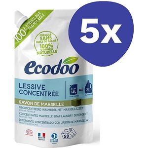 Ecodoo Geconcentreerd Wasmiddel - Marseille (5x 1,5L)