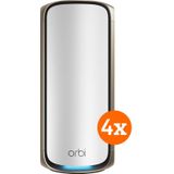 Netgear - Orbi 973 - Router - 4-pak - Wi-Fi 7 - Tot 11 Gbit/s