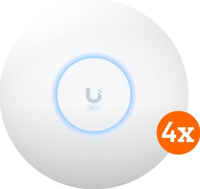 Ubiquiti - Unifi U6+ - Toegangspunt - 4-Pack - Wi-Fi 6
