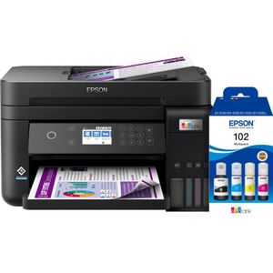 Epson EcoTank ET-3850 + 1 set extra inktflesjes