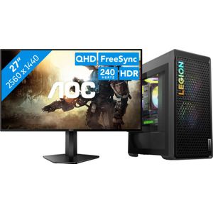 Lenovo Legion T5 26ARA8 90UY006NMH + AOC AGON AG276QZD