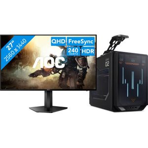 Acer Predator Orion X 950 I7K614GL + AOC AGON AG276QZD