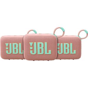 Speaker Met Karabijnhaak JBL Clip 4 Draagbare Bluetooth Speaker - Waterdicht, Met Karabijnhaak, 10 Uur Speeltijd, In Het Roze JBL Clip 4 Draagbare Speaker