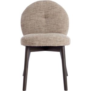 Light & Living - Eetkamerstoel SINOSAx50x83cm - Bruin - Set van 2