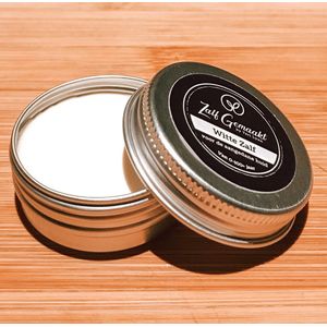 Zalf Gemaakt - Witte Zalf - 10g - (met track & trace) - 100% natuurlijke zalf te gebruiken bij droge huid, kloven, eelt, lipblaasjes, schrale plekken, luieruitslag en meer! Veilig voor baby's en gezichten, sterk genoeg voor volwassenen.