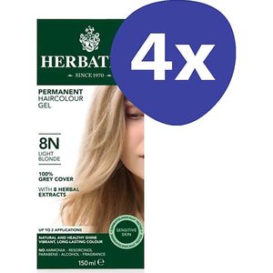 Herbatint Haarverf- Lichtblond (4x 150ml)