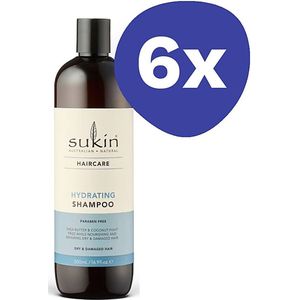 Sukin Hydrating Shampoo (droog haar) (6x 500ml)