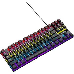Femell - Gaming pc toetsenbord - 20 soorten kleuren verlichting - Voor Microsoft Windows En Apple IOS-Systeem
