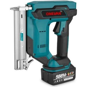 Bouya 30G Nailgun - Tacker - Spijkerpistool - Nagelpistool Elektrisch - Schiethamers - Nail Gun - Nagel Pistool - Nietmachine - met Accu -