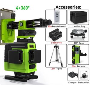 Laser afstandsmeters - Lasermeter met statief - 30 meter bereik - 4D - Precisie meter