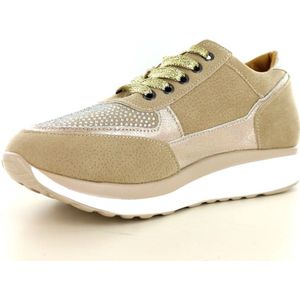 Hafjes - Modena - Sneaker - Taupe - Synthetisch materiaal