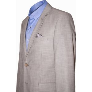 Carter & Davis - Casual colbert - Heren - 58 - Beige - Polyester - 2628-8425