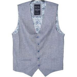 Carter & Davis - Gilet - Heren Blauw - Polyester - 2649-1420