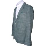 Carter & Davis - Casual Colbert - Heren - Groen - Polyester