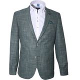 Carter & Davis - Casual Colbert - Heren - Groen - Polyester