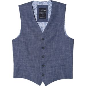 Carter & Davis - Gilet - Heren Blauw - Polyester - 2649-8425