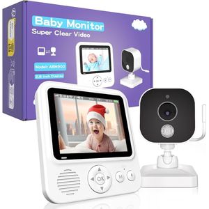 D&B - babyfoon - babyfoon met camera - baby monitor - intercom systeem - nachtzicht - oplaadbaar