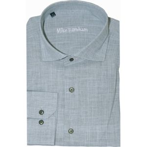 Mike Turnham - 5025-8463 - Heren Overhemd - Katoen - Linnen Look