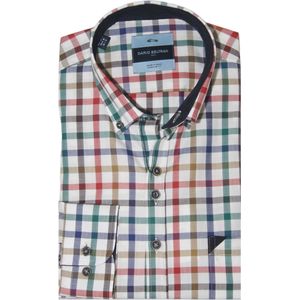 Dario Beltran - Mozaga-3vg - Heren Overhemd - Klassiek Geruit - Lange Mouwen - Regular Fit - 100% Katoen