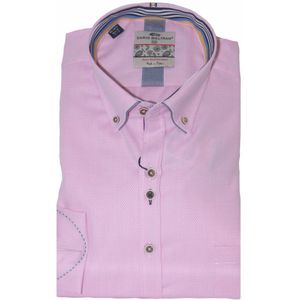 Dario Beltran - Lange Mouw Overhemd - Heren - Rose - Katoen