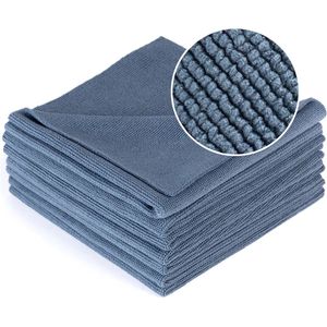 Koreaanse Microvezel doeken microfiber PRIME LOOP 320 gsm polijstdoeken wax car detailing 40X40cm - ongeëvenaarde kwaliteit, gray