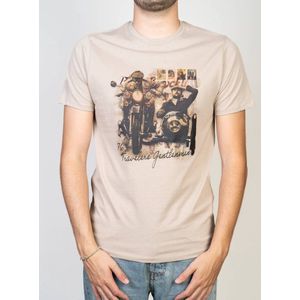 Consenso - T-shirt - Heren - Beige - Katoen - 9956-424