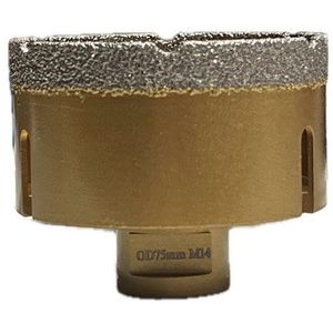 Diamantboor-Droog-75mm-M14-Tegelboor-Wax-Gekoeld-(Voor-Op-Haakse-Slijper)