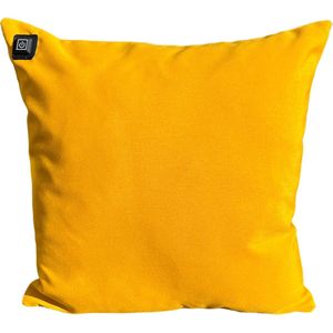 Warmpi® Outdoor Draadloos Warmtekussen incl Warmpi® Powerbank (10.000mah) - Geel - Waterafstotend en UV-bestendig - 3 warmtestanden - Voor buiten en binnen - Afmeting 45x45 cm