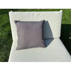 Warmpi® Outdoor Draadloos Warmtekussen incl Warmpi® Powerbank (10.000mah) - Grijs - Waterafstotend en UV-bestendig - 3 warmtestanden - Antraciet - Voor buiten en binnen - Afmeting 45x45 cm