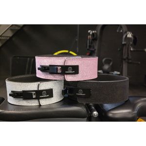 Powherlift - Roze Glitter Leverbelt - Powerlifting Belt - Pink Sparkle